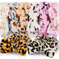 YOOVR 8pcs Spa Headband, Mothers Day Gifts Bulk, Stocking Stuffers for Teen Girls Women, Skincare Makeup Face Wash Headband, Hair Accessories, Party Favors for Adult, Easter Baskets Stuffers (Leopard)