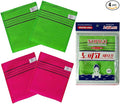 Korean Asian Exfoliating Bath Washcloth Mitt for Remove Dead Skin.Exfoliating Body Scrubber.Exfoliating Gloves for Body Scrub (Green2 Red2)