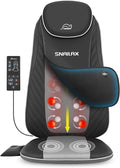 Snailax Shiatsu Back Massager with Heat & Vibration, 3D Kneading Massage Chair Pad for Pain Relief Deep Tissue, Chair Massager for Office Home Chair Use, Gifts for Mom, Dad