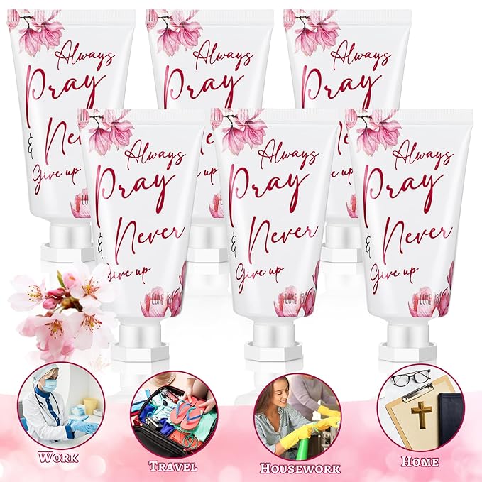50 Pack Christian Hand Lotion Bulk Gifts for Women Mother's Day Gifts Bible Mini Travel Hand Lotion for Women Church Appreciation(Modern)