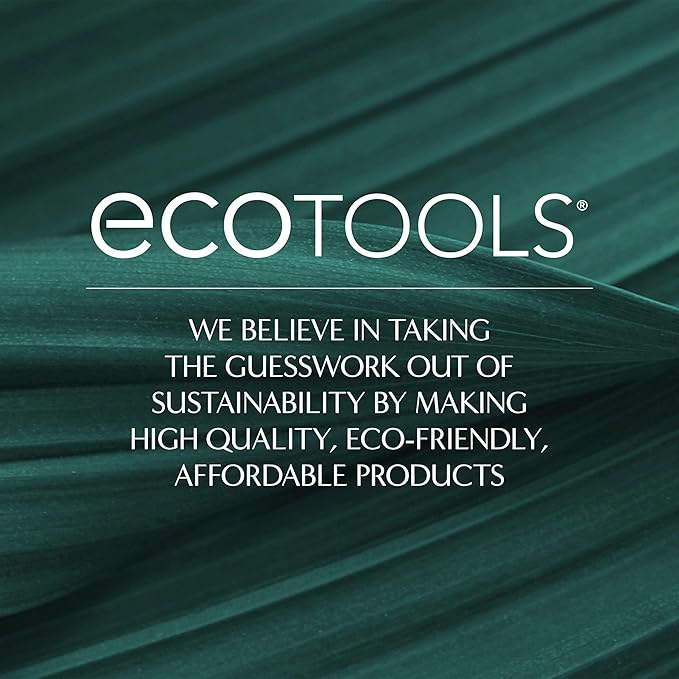 EcoTools Charcoal EcoPouf, Loofah Sponge for Bath & Shower, Infused Pouf, Recycled Netting, Exfoliation Removes Dead Skin, Eco-Friendly Bath Accessory, Cruelty-Free, Color May Vary, 1 Count (60g)