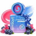 SPODARE 20g Blueberry Lip Mask Overnight, Lip Moisturizer for Dry Cracked Lips Care, Dual-Color Lips Balm for Nourishing and Softening Lips, Birthday Gifts for Women & Teens