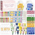 JAOJAO 84PCS Spa Party Supplies for Women, Spa Party Favors Include Hand Cream Lip Balm Face Masks Under Eye Patches Lip Mask Organza Bag Thank You Card Used for Women Girlfriend Wife Mother Teacher