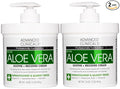 Advanced Clinicals Aloe Vera Lotion Skin Care Relief | Vitamin E Infused Hyaluronic Acid Moisturizer & Vitamin C Body Lotion For Women & Men Helps Improve Look Of Extremely Dry Skin, 16 Ounce, 2-Pack