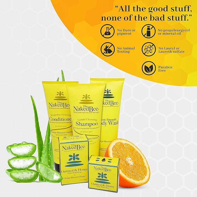 The Naked Bee Moisturizing Body Lotion with Vanilla, Rose & Honey (6.7 fl oz)