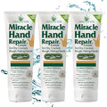 Miracle Hand Repair Cream for Dry Cracked Hands 8 oz Best Healing Hand Cream with 60% Aloe Vera - Non-Greasy Moisturizer for Working Hands - Fast Absorbing Lotion for Extremely Dry Skin (3-Pack)