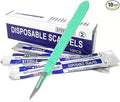 Disposable Sterile Scalpel #11, Podiatry & Professional Corn Callous Knife, Precision Carbon-Steel Blades with Plastic Handle - Individual Pouches - Podiatry Pedicure, Wart Removal & More - Box of 10