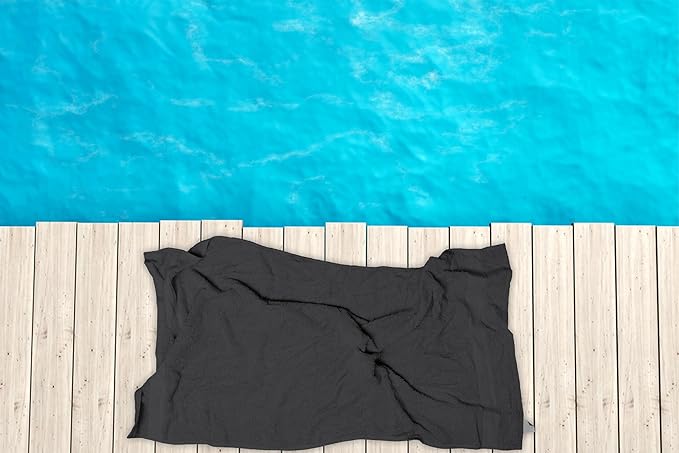Medium Bath Towels Pack of 6 – 24x48 Inches – Soft, Quick Dry & Highly Absorbent – 100% Cotton Towels for Bathroom, Spa, Gym & Hotel – Charcoal Grey