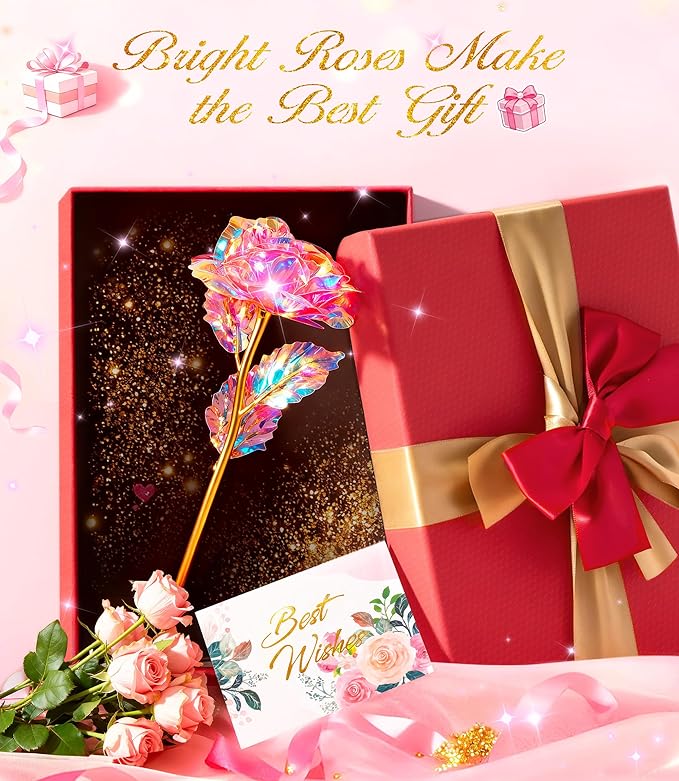 Birthday Gifts Basket for Women Mom Her Sister Grandma, Get Well Self Care Gift For Friend, Relax Spa Set-Luxury Flannel Blanket Rose Flower, Wife Gift Mothers Day Christmas Valentines Jeowoqao