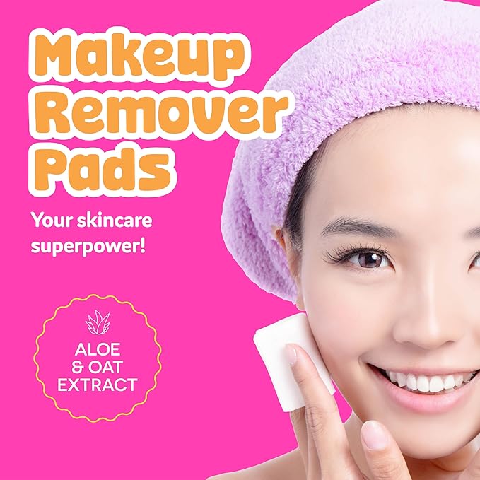 BeYoutiful FreshFace Makeup Remover Face Wipes for Teens and Kids, 60 Make Up Remover Pads, Gentle, Safe Non-Toxic Skincare, Vegan, Vitamin C & Citrus Extracts