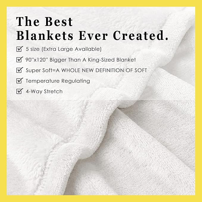 Bee Kind Gnome Flannel Fleece Blanket Throw Couch Microfiber Soft Cozy Lightweight Luxury Bed Blanket 60"x50"for Teen