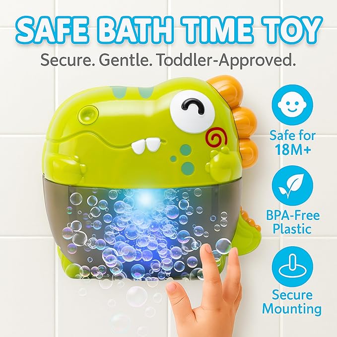 Bath Bubble Machine - Bathtub Bubble Machine, Bath Toys | Bathtub Bubble Machine, Light Up Bubbles Maker for Bathtub - Bubbles Bath Maker with Lights and Music, BPA Free