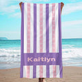 JML Custom Beach Towel with Name, Personalized Microfiber Beach Towel with Name, Large, Soft, Quick Dry & Absorbent for Swim, Pool,Adult,Summer Holiday,Vacation,Travel,Gift for Anniversary, Birthday