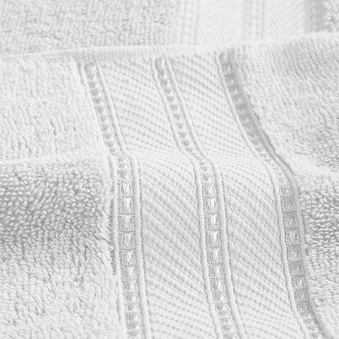 Modern Threads 4-Pack SpunLoft Bath Sheet White 35x66