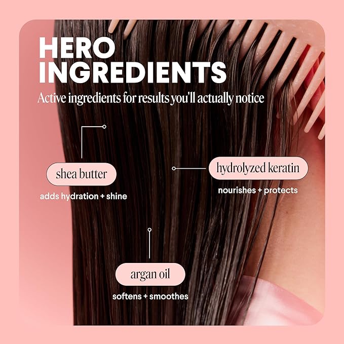 MONDAY HAIRCARE DEEP MOISTURE Hair Mask with Keratin, Argan Oil, Shea Butter & Coconut Oil for Dry to Damaged Hair 250 mL