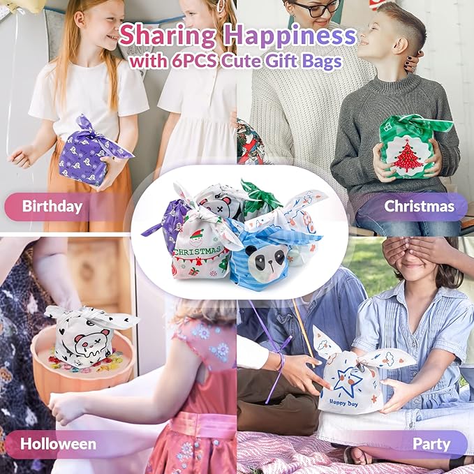 34 + 6 Bath Bombs with Crystal Toys Inside for Kids, 34PCS Organic Surprise Bath Bomb Gift Set for Christmas, Birthday, Easter, Natural Fizzy Bath Home Spa, 6PCS Gift Bags for Girls and Boys