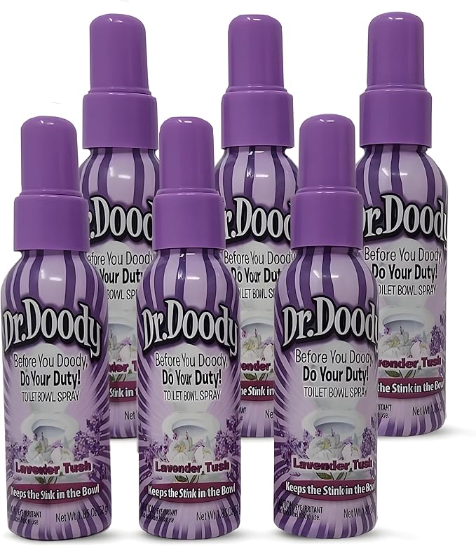 Freshening Toilet Spray, Lavender Tush, 1.85 Fluid Ounce, 5 Count