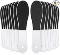 Lothee 15 Pack Foot File Foot Callus Remover Double Sided Professional Sandpaper Pedicure Tool Feet Scrubber Sander Feet Rasp for Dead Skin Cracked Heel Women Manicure Beauty Spa, 100/180 Grit, White