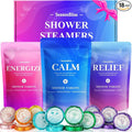 SeasonBliss Shower Steamers 18 Pack Set, Shower Bombs with 6 Charming Scents, Shower Tablets with Natural Ingredients,Self-Care & Relaxation Presents for Women and Men