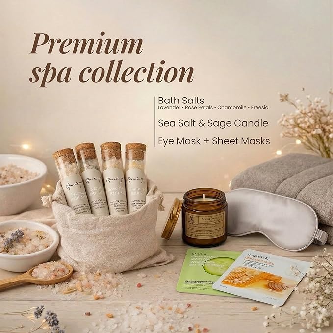 Opulent Luxury Self Care Gifts for Women - Hug in a Box Comfort Care Package - Spa Mothers Day Gift Set with 40 oz Tumbler & Cozy Blanket - Ideal for Thinking of You, Birthday, Sympathy & Corporate