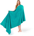 American Soft Linen 35x70 Jumbo Large Bath Towel, 600 GSM 100% Cotton Turkish Bath Sheet, Oversized Luxury Bath Towel for Bathroom Beach and Pool, Turquoise