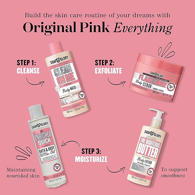 Soap & Glory Moisturizing Foot Cream for Dry, Cracked Feet & Heels - AHA Foot Exfoliator for Dry, Rough Heels - Hydrating Heel Cream for Overnight Repair (4.2 oz)