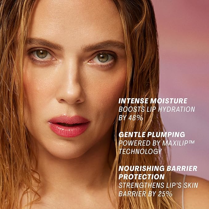 The Outset Lip Oasis Hydrating Lip Balm, Glossy Moisturizing Lip Treatment for Dry, Sensitive Lips, Clean, Vegan & Gluten-Free, Sheer Tint Sun Kiss, 0.3 oz