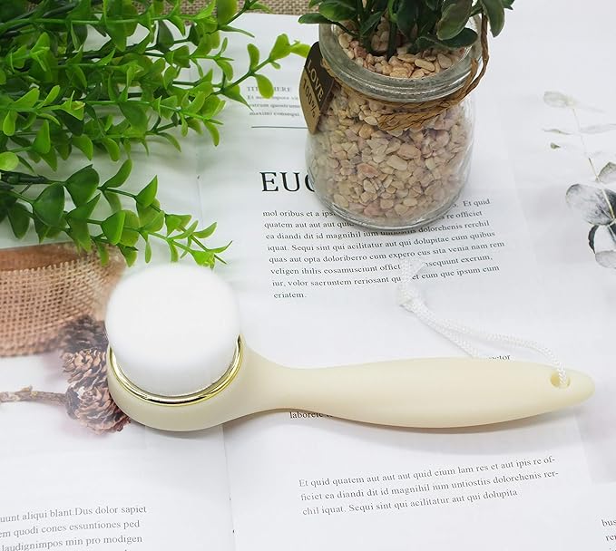 Ultra-Soft Facial Cleansing Brush - Makeup Removal & Pore Cleansing with Deep Exfoliation