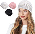 Women's Summer Beanie for Men Hat Boho Hats Adult Dwarf Hats Chemo Cap Cancer Headwear Caps Baggy Skull Sleep Cap Nightcap