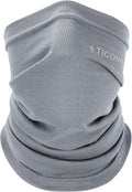 TICONN Neck Gaiter Face Cover Scarf, Neck Warmer Breathable Sun & Wind-proof for Skiing Fishing Hiking Cycling