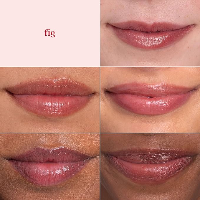 Burt's Bees Lip Shimmer Nude Collection, Tinted Lip Balm Stick, Moisturizing for All Day Hydration with Natural Glowy Pigmented Finish & Buildable Color, 3 Warm Shades; Value Pack, 3 Tubes x 0.09 Oz