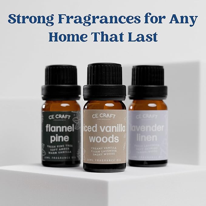 CANDECraftCo Premium Fragrance Oil – Diffuser Oils Fragrances Scented for Home, Candle Soap Making Supplies, Aromatherapy Blends for House (0.34 Fl Oz) (Champagne & Berry Mimosa)