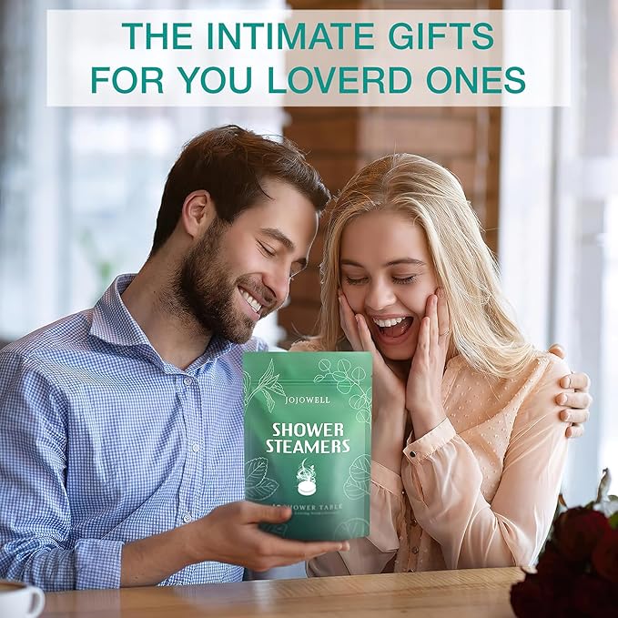 Shower Steamers Aromatherapy 18 Pack - Eucalyptus for Shower, Birthday Gifts for Women Men, Mothers Day Gifts for Mom Wife from Daughter Son, Nasal Relief Self Care Spa Gifts, Eucalyptus & Mint