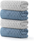 REDKISS Microfiber Bath Towels of 4-27x55 Inches Bath Towel Large, Highly Absorbent Towels for Bathroom, Quick Drying, Super Soft, Lint Free Fluffy Shower Towel for Gym, SPA, Ideal Everyday Use