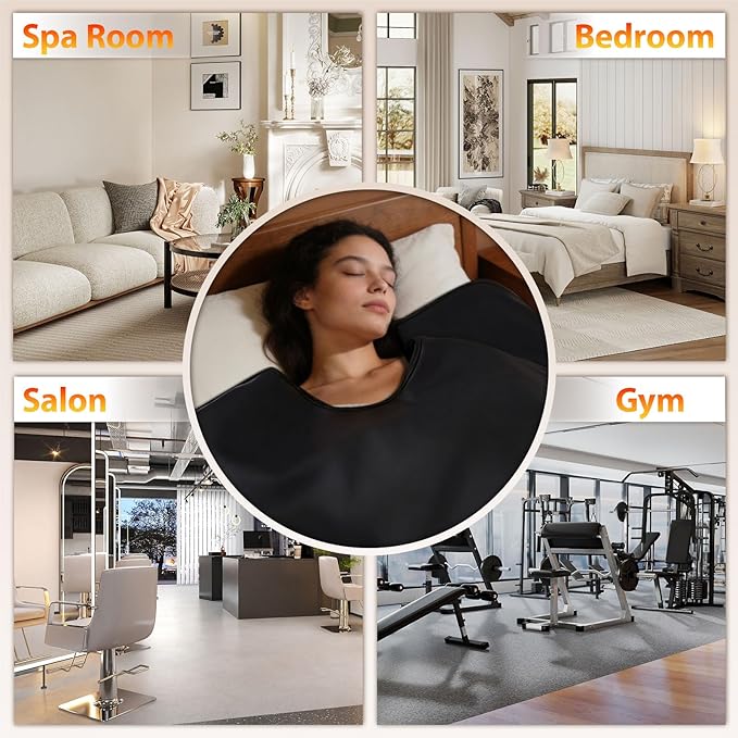 Infrared Sauna Blanket for Home Use, Portable Full Body Infrared Sauna Bag for Relaxation & Detox, Foldable Waterproof Design with Remote Control & Carrying Bag