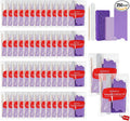 Disposable Pedicure Kit Sets, 5 in 1 Nail Salon Manicure Pedicure Kit Professional, Nail File, Pumice Pad, Mini Buffer, Toe Separator, Wood Stick, Individually Package (50, Count, 80/100 Grit)