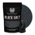 Black Salt for Protection Rituals & Wiccan Spells, Handcrafted Negative Energy Protection Crystals for Witchcraft, 14 Oz Bag, Witches & Wiccan Witchcraft Supplies
