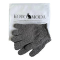 Sphynx Cat Bath Glove, Carbonized Bamboo Charcoal Exfoliating Mitt for Hairless Cats, Gentle Pet Grooming Bath Scrub for Peterbald and Donskoy (1 Pair)