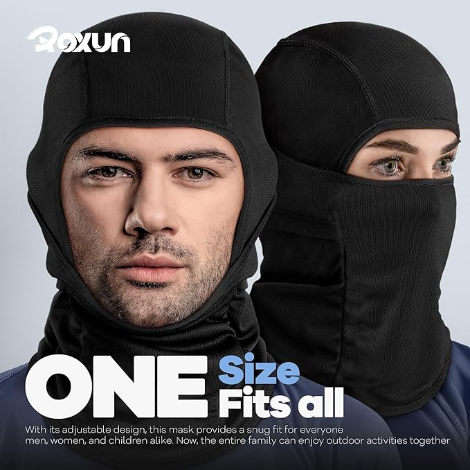 ROXUN Ski Mask Balaclava Shiesty, Motorcycle Summer Cooling Breathable UV Protector for Men/Women