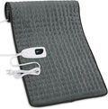 Deepsoon Heating Pad,Electric Heating Pads for Back,Neck,Moist Heating Pad for Abdomen Shoulder Knee Legs,Dry/Moist Heat&Auto Shut Off,Mother's Day Birthday for Men and Women,Dark Gray,33x17 Inch