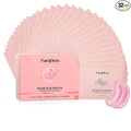 32 Pairs Pink Under Eye Patches, Rose Cooling Hydrating Eye Mask for Dark Circles Puffiness Puffy Eyes, Anti Wrinkle Collagen Undereye Pad, 32 Sets Women Travel Beauty Skincare Face Gel