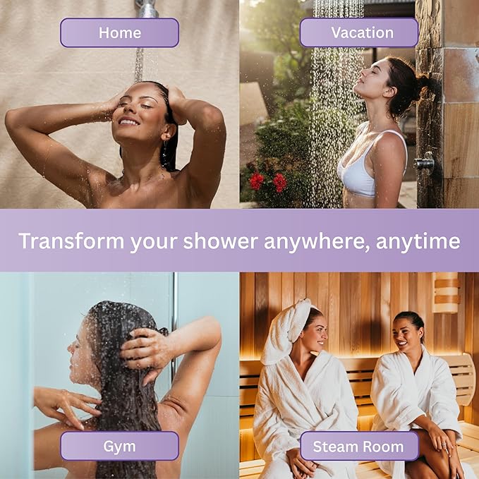 Lavender Shower Steamers (15-Pack) - Aromatherapy Valentine’s Day Gifts for Her - Natural Essential Oil Spa Tablets for Relaxation & Stress Relief