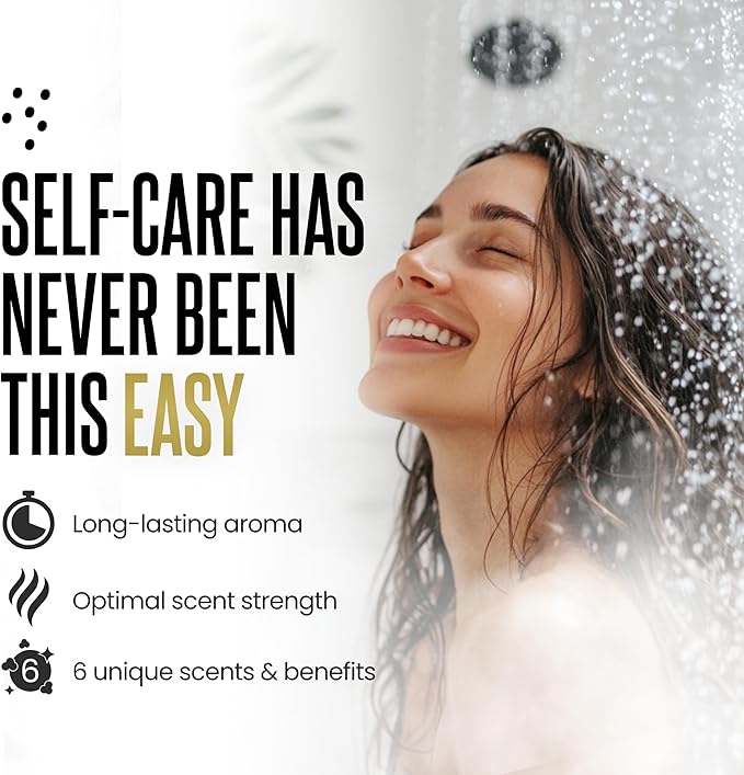 Cleverfy Shower Steamers Aromatherapy - Mothers Day Gifts for Mom, Wife from Husband, Grandma, Daughter and Sister - Birthday Gifts for Women, Mom, Teens, Girlfriend and Her - 6 Tablets