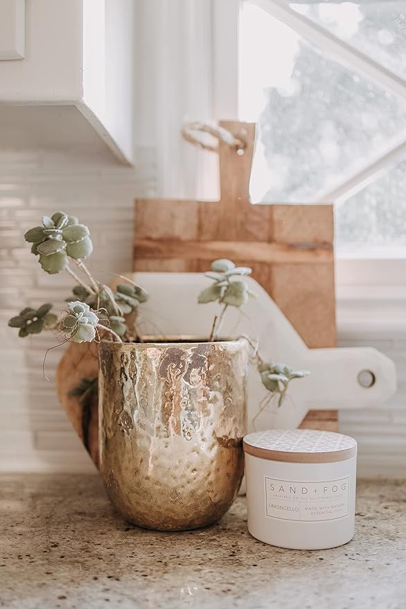 Sand + Fog Scented Candle - Winter White – Additional Scents and Sizes – 100% Cotton Lead-Free Wick - Luxury Air Freshening Jar Candles - Perfect Home Decor – 12oz - Holiday Scents