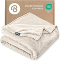 Bare Home Fleece Blanket - Twin/Twin Extra Long - Ultra-Soft Lightweight for Bed, Sofa, and Couch - Luxury Microplush - Cozy Warm Blanket (Twin/Twin XL, Vanilla)