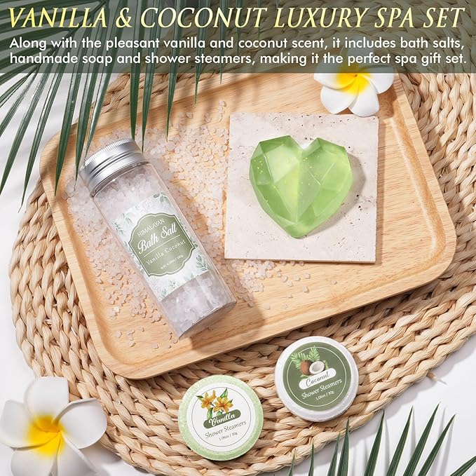 Mothers Day Birthday Gifts for Women Self Care Gift, Get Well Soon Gift Baskets Relaxing Spa Care Package for Women with Blanket, Unique Gift Baskets for Mom Her Wife Girlfriend Friend Sister Teacher