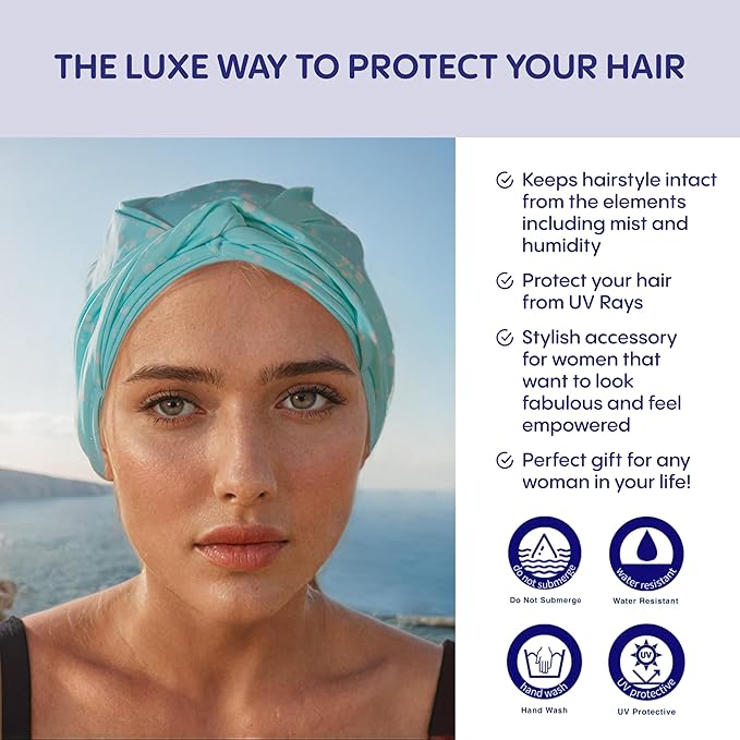 d’Hair Spa Facial Headband for Women, Hair Band for Skincare, Facial, Steam Room & Sauna Hat, Soft Stretchy Hair Wrap