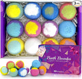 Bath Bombs for Women Gift Set 12 Pack Natural Relaxing Bath Bombs for Her，Aromatherapy Bubble Bath & Fizzy, Handmade Birthday Mothers Day Gifts for women Mom Gifts idea For wife/Teens, girlfriend,Kids
