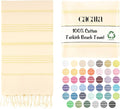 Cacala Lightweight and Thin Turkish Beach Towel 100% Cotton Sand-Free and Quick-Drying Goodness Perfect as an Extra Large Travel Towel, Beach Accessory, or Gift for Beach Lovers, 37 x 70