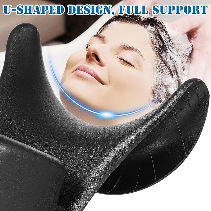 Salon Shampoo Neck Rest Cushion - Non-Slip Shampoo Bowl Support Pillow PU Cushion Hair Washing Tray for Salon Spa Washing Sink Basin
